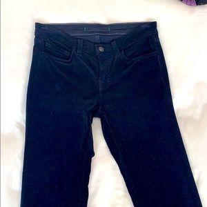Navy Corduroy JBrand Pants